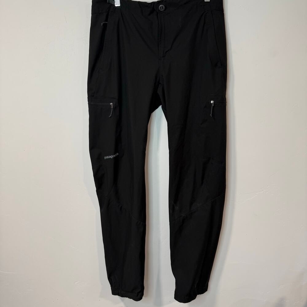 Patagonia Women's Simul Alpine Pants Shell Waterproof Cargo Hike Trail Black 12‎